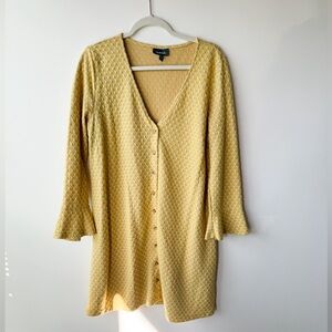 XL ModCloth Vintage Style Yellow Minidress